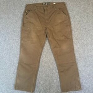 Ariat Rebar M4 Relaxed Straight Leg Work Pants Brown Carpenter Utility Tan 40X30